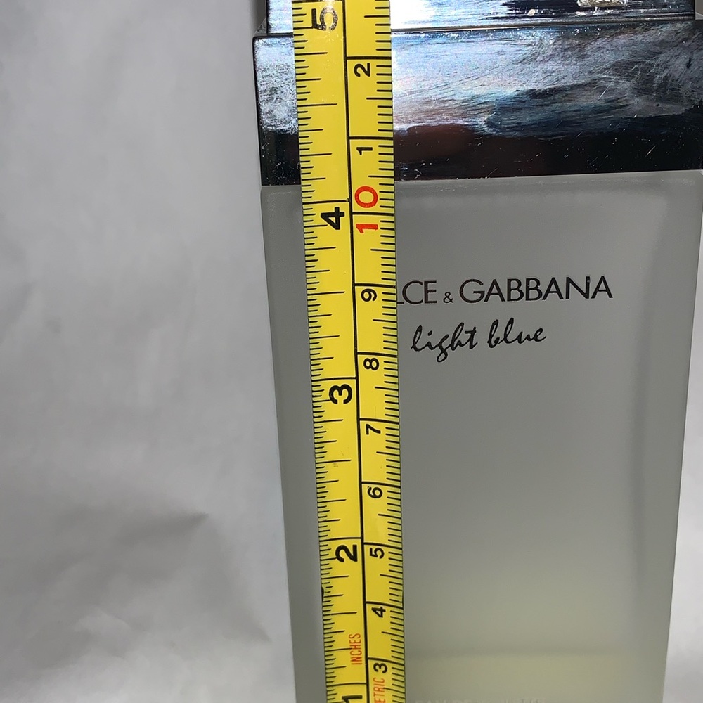 Nearly empty bottle Dolce & Gabbana Light Blue Eau Toilette D&G